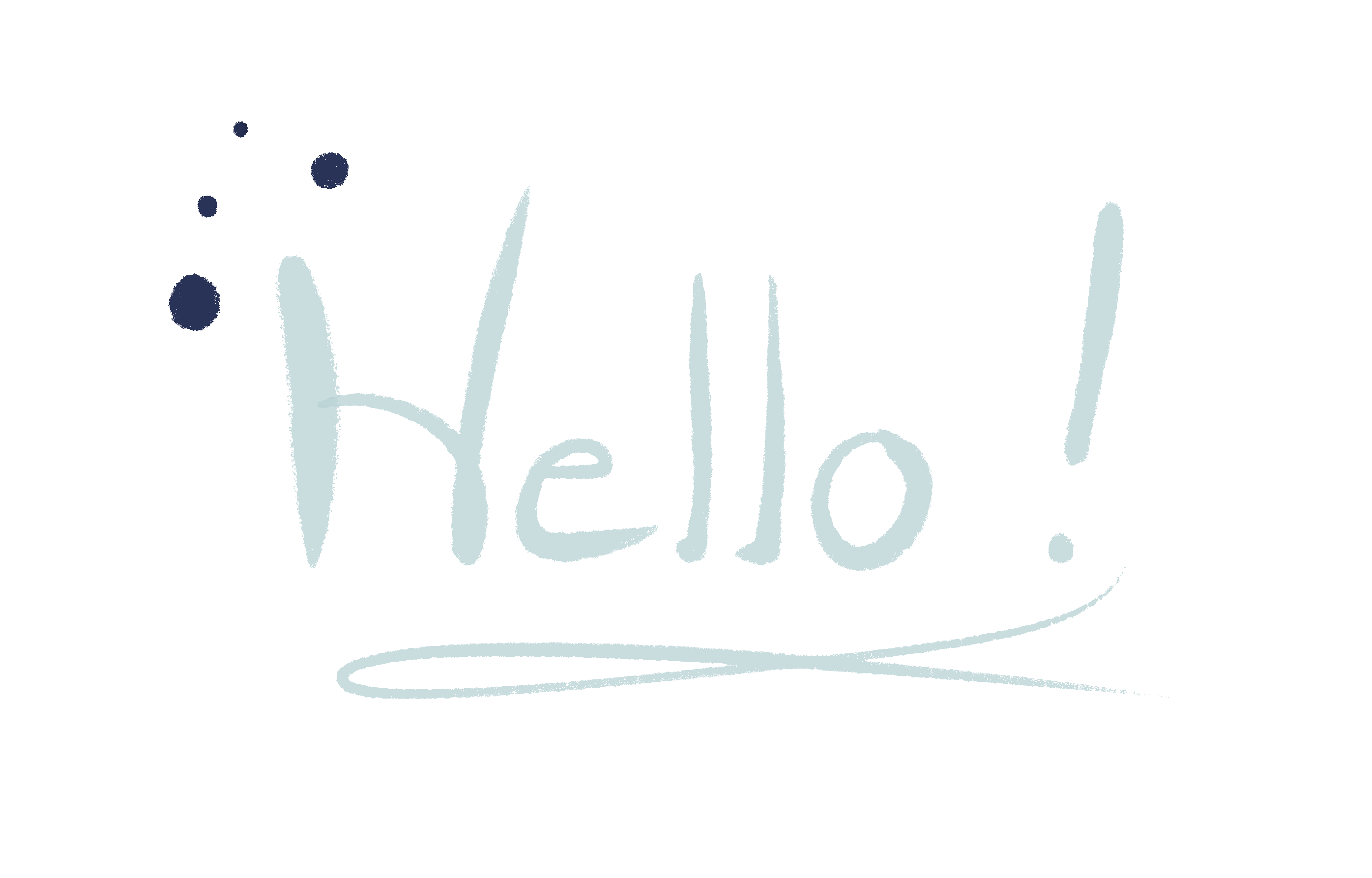 Image animée d'un message : Hello